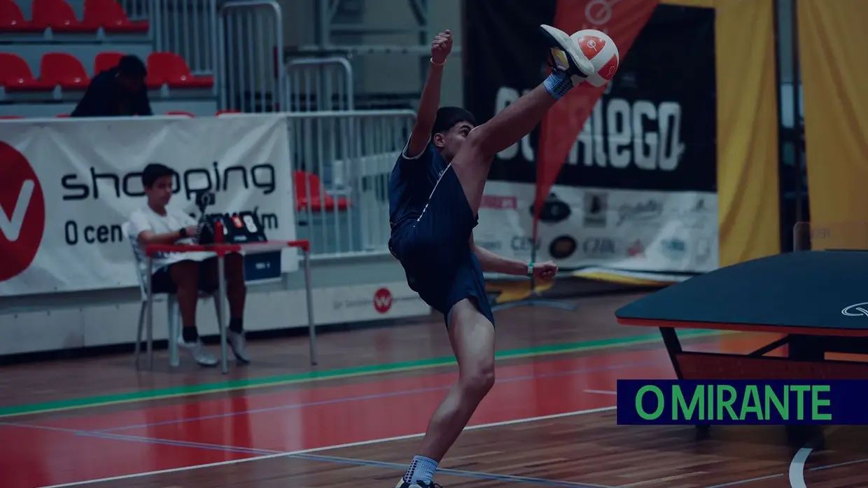 Gonçalo Reis: uma jovem promessa do teqball ao serviço dos Caixeiros e da selecção