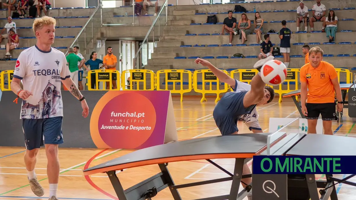 Gonçalo Reis: uma jovem promessa do teqball ao serviço dos Caixeiros e da selecção