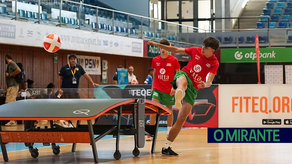 Gonçalo Reis: uma jovem promessa do teqball ao serviço dos Caixeiros e da selecção