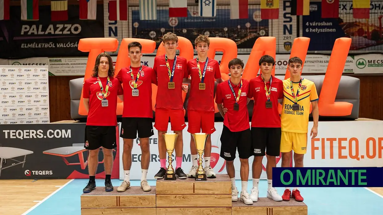 Gonçalo Reis: uma jovem promessa do teqball ao serviço dos Caixeiros e da selecção