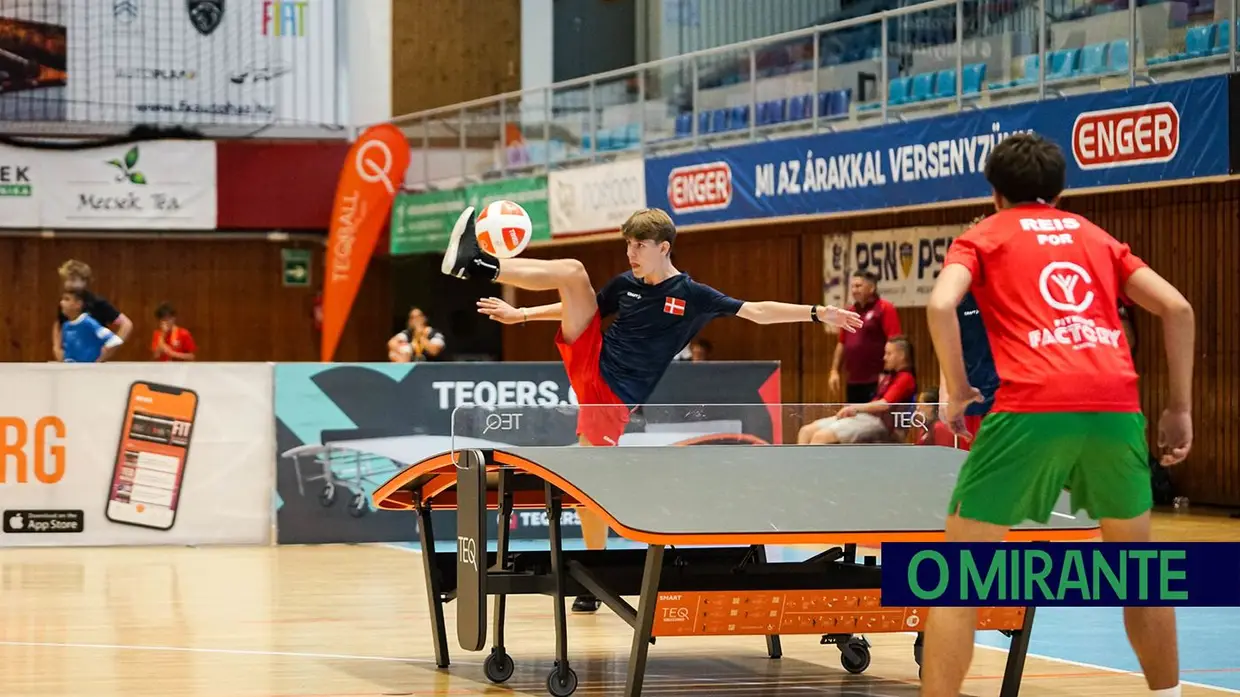 Gonçalo Reis: uma jovem promessa do teqball ao serviço dos Caixeiros e da selecção