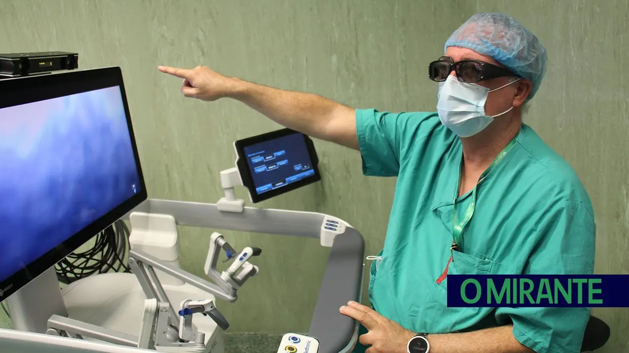 Robot cirúrgico chegou ao Médio Tejo e ganhou a confiança dos doentes