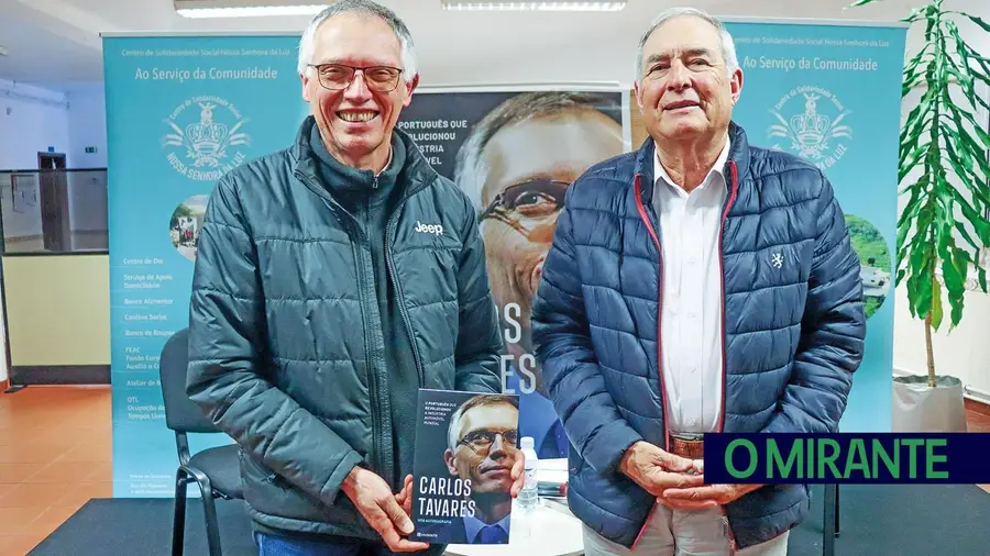 Da infância modesta ao topo da indústria mundial: Carlos Tavares lança livro na Póvoa de Santarém