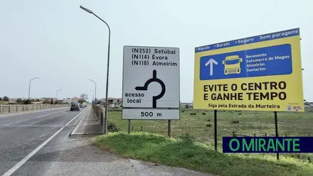 Trânsito de pesados no centro de Samora Correia alvo de campanha de sensibilização