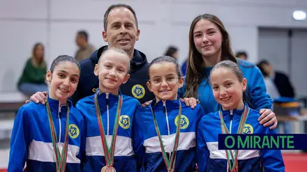 Ginastas de Fátima com vitórias em várias frentes