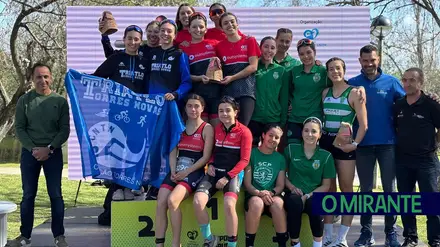 Clube de Natação de Torres Novas começa época de triatlo com pódios colectivos