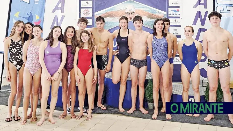 Viver Santarém com trinta pódios no campeonato distrital de natação