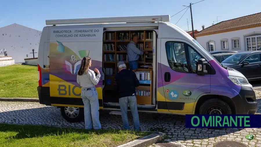 Biblioteca Itinerante de Azambuja distribuiu mais de dois mil livros em 2025