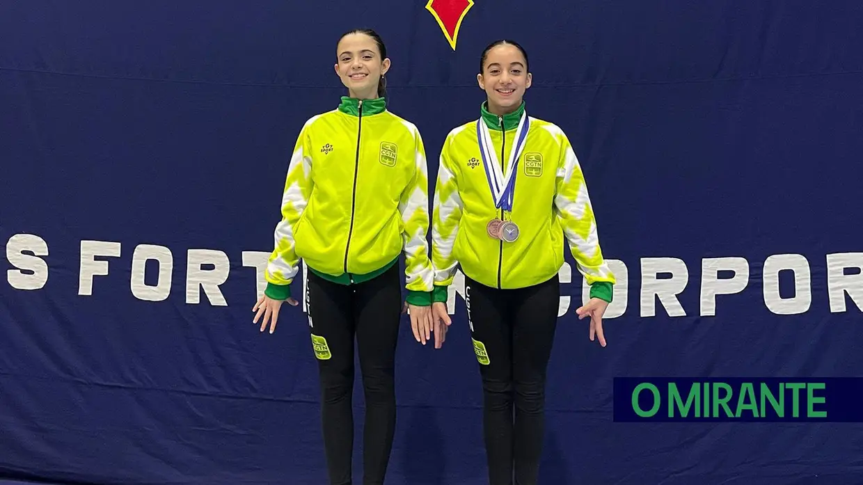 Ginastas de Torres Novas em destaque em fim de semana competitivo
