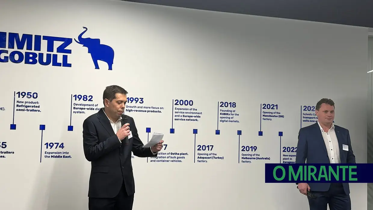 Inauguração oficial do novo Centro de Serviços Partilhados da Schmitz Cargobull, em Santarém
