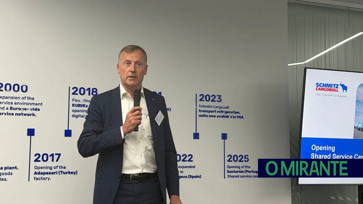 Inauguração oficial do novo Centro de Serviços Partilhados da Schmitz Cargobull, em Santarém