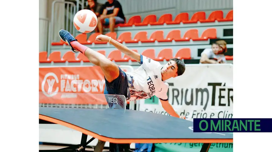Gonçalo Reis: uma jovem promessa do teqball ao serviço dos Caixeiros e da selecção