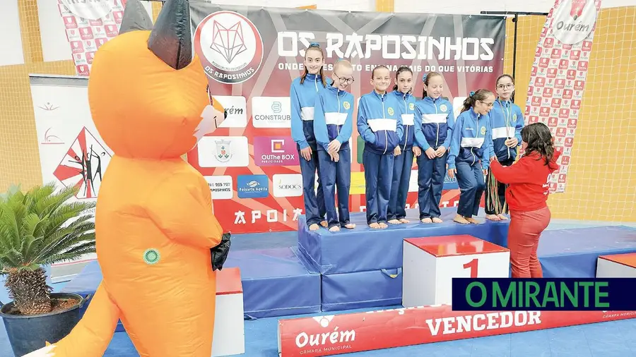 Ginastas de Fátima com vitórias em várias frentes