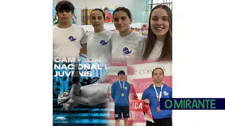 Clube de Natação de Torres Novas conquista título nacional e seis pódios