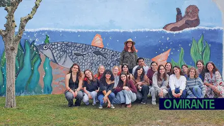 Arte sem fronteiras pintou o rio Tejo no Cartaxo