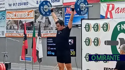 Gustavo Froes continua a vencer no halterofilismo apesar da esclerose múltipla