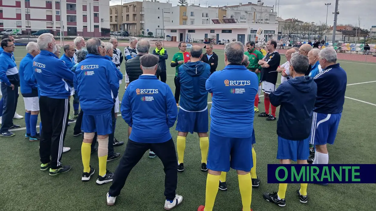 Almeirim acolheu o primeiro estágio das equipas nacionais de walking football Portugal
