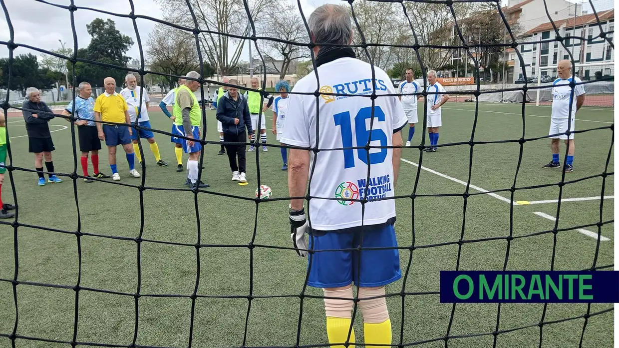 Almeirim acolheu o primeiro estágio das equipas nacionais de walking football Portugal