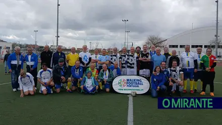 Almeirim acolheu o primeiro estágio das equipas nacionais de walking football Portugal