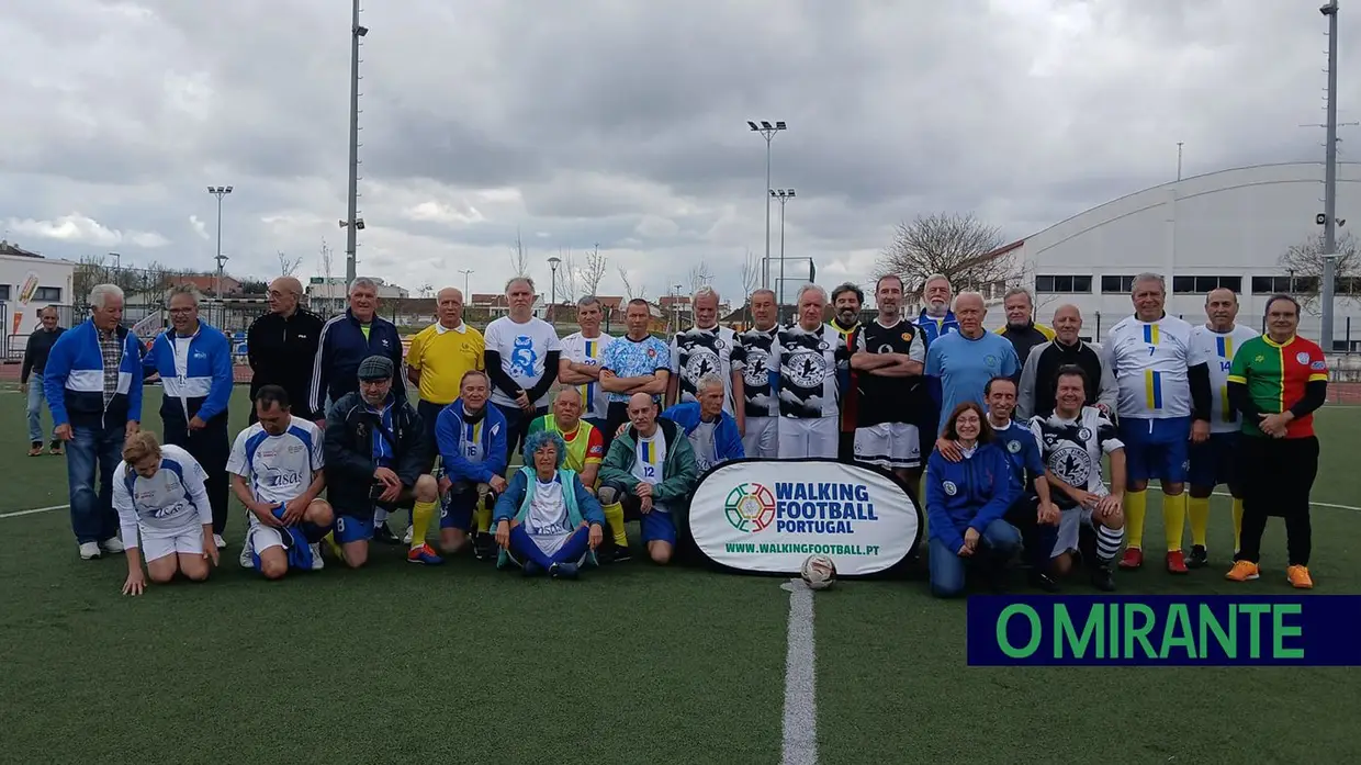Almeirim acolheu o primeiro estágio das equipas nacionais de walking football Portugal