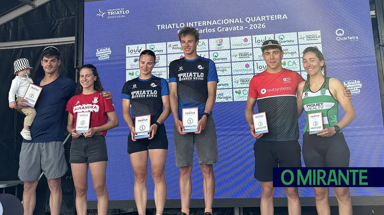 Maria Tomé e João Nuno Batista com medalhas de prata na Taça da Europa de Triatlo