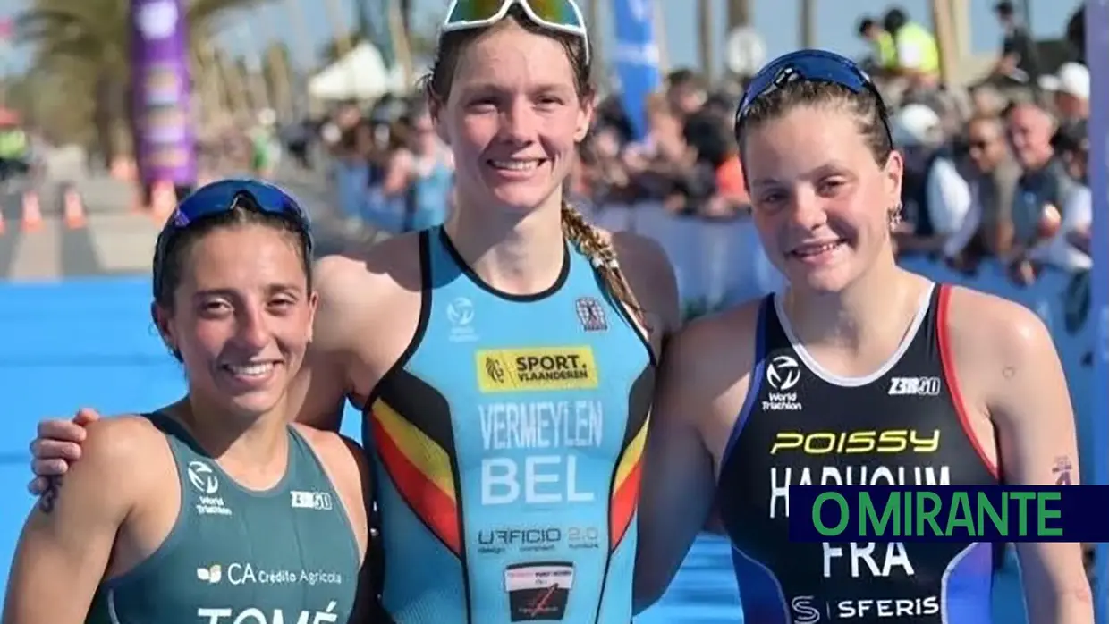 Maria Tomé e João Nuno Batista com medalhas de prata na Taça da Europa de Triatlo