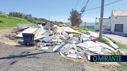 Entrada da Verdelha do Ruivo continua a ser uma lixeira