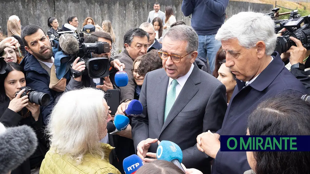 Presidente da República acompanha situação de famílias afectadas pelas tempestades em Ourém