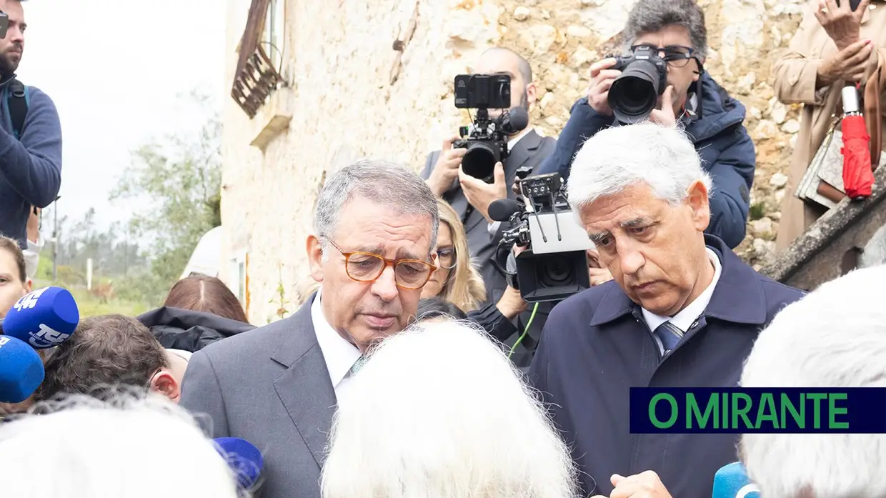 Presidente da República acompanha situação de famílias afectadas pelas tempestades em Ourém