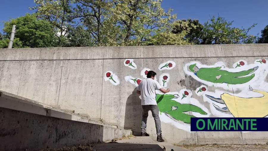 Santarém celebra a sua identidade com novo mural no Jardim da República