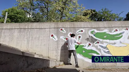 Santarém celebra a sua identidade com novo mural no Jardim da República