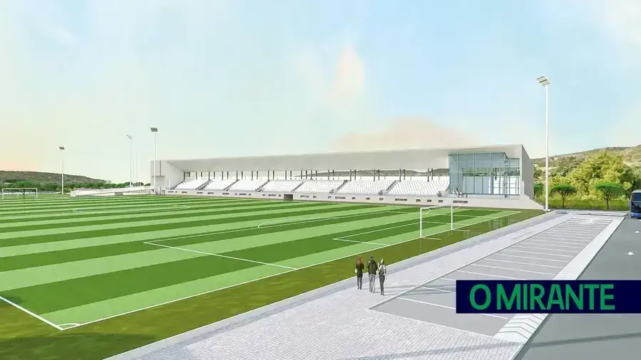 Trabalhos adicionais e prazo alongado na construção da Academia de Futebol de Santarém
