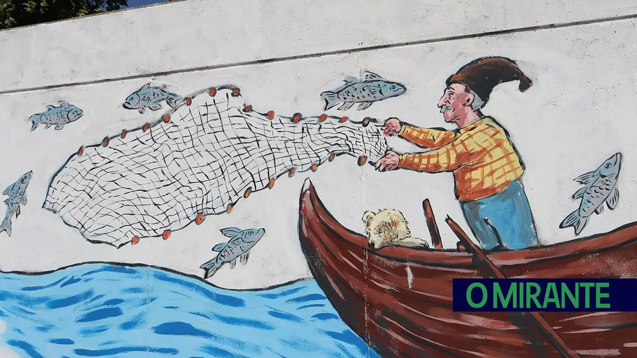 Santarém celebra identidade com novo mural no Jardim da República