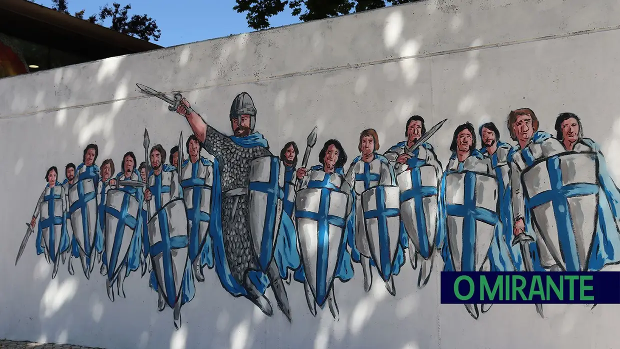 Santarém celebra identidade com novo mural no Jardim da República