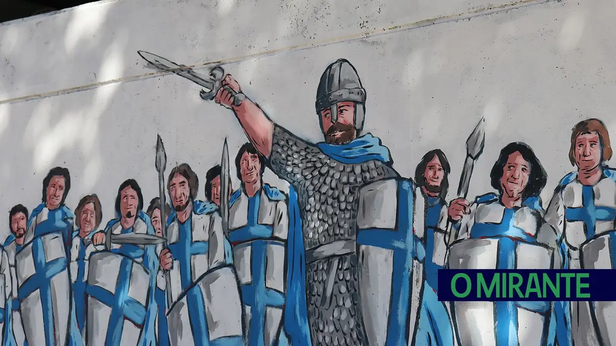 Santarém celebra identidade com novo mural no Jardim da República