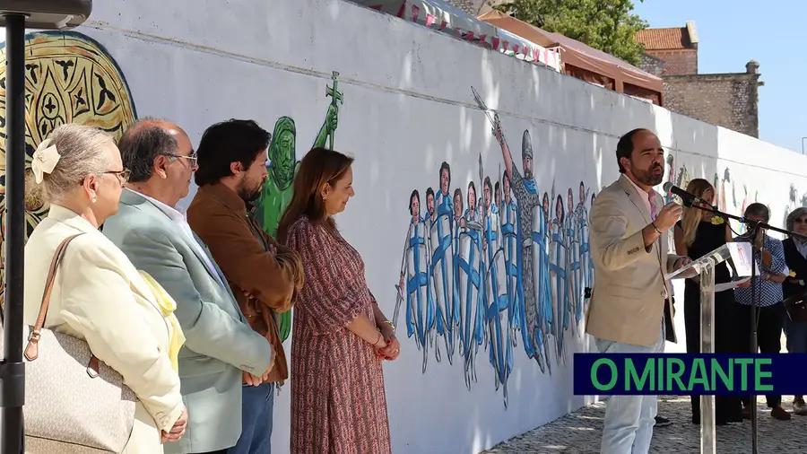 Santarém celebra identidade com novo mural no Jardim da República