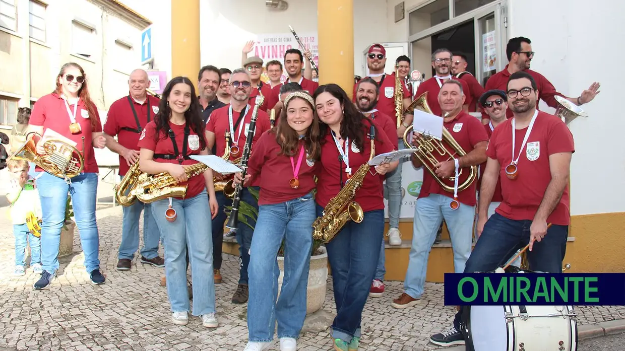 A Bandinha nasceu há 20 anos para dar ritmo à festa em Aveiras de Cima