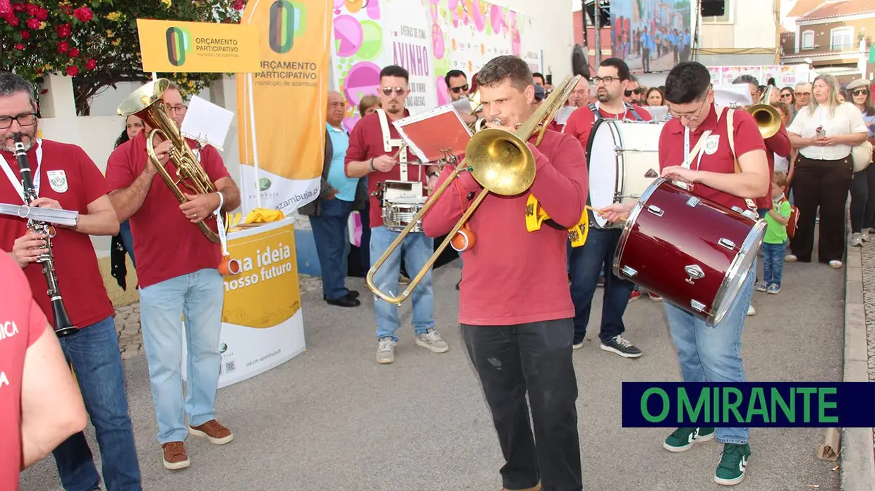 A Bandinha nasceu há 20 anos para dar ritmo à festa em Aveiras de Cima