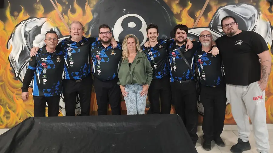 Associação 8 de Fogo sagra-se campeã distrital de Lisboa em Pool PT