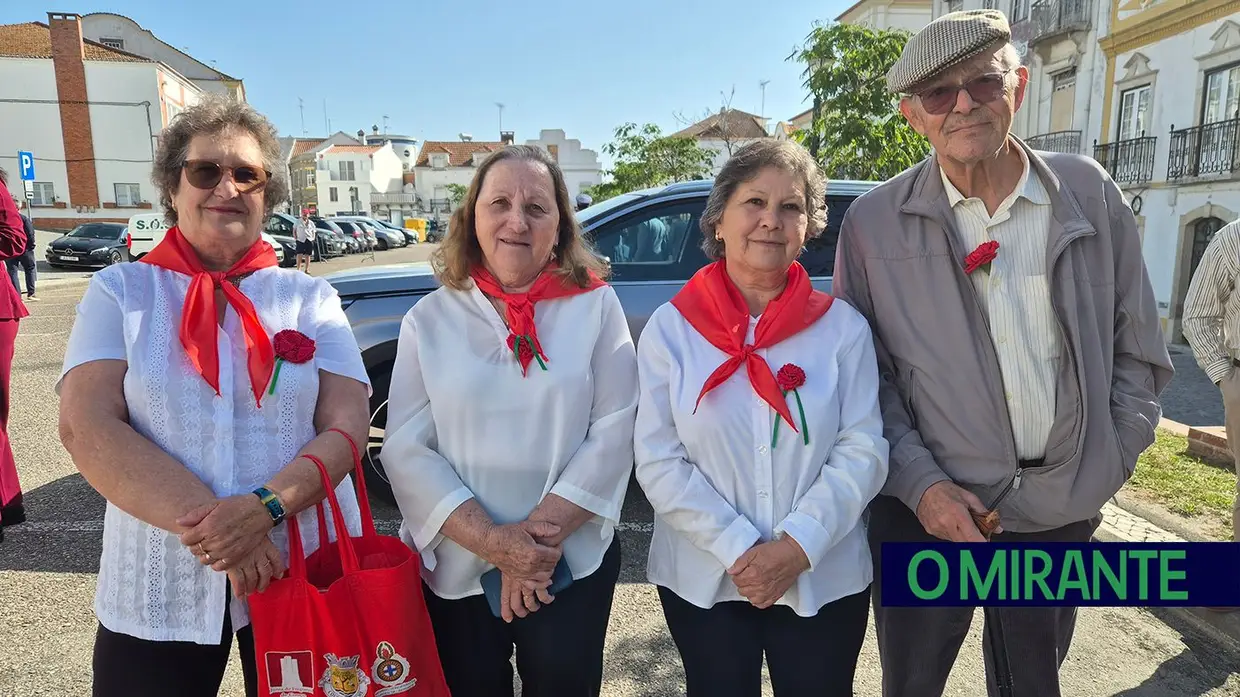 Liberdade saiu à rua em Coruche no dia 25 de Abril
