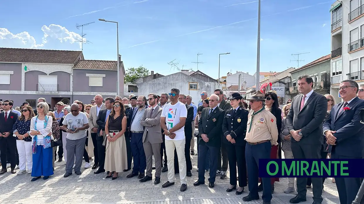 Comemorações do 25 de Abril em Abrantes com inauguração da Praça da Liberdade