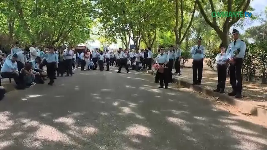 Nove fanfarras desfilaram na Albufeira dos Patudos