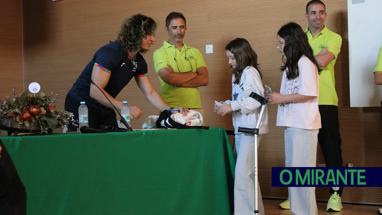 Patrícia Sampaio levou o sonho olímpico ao tatami de Alpiarça