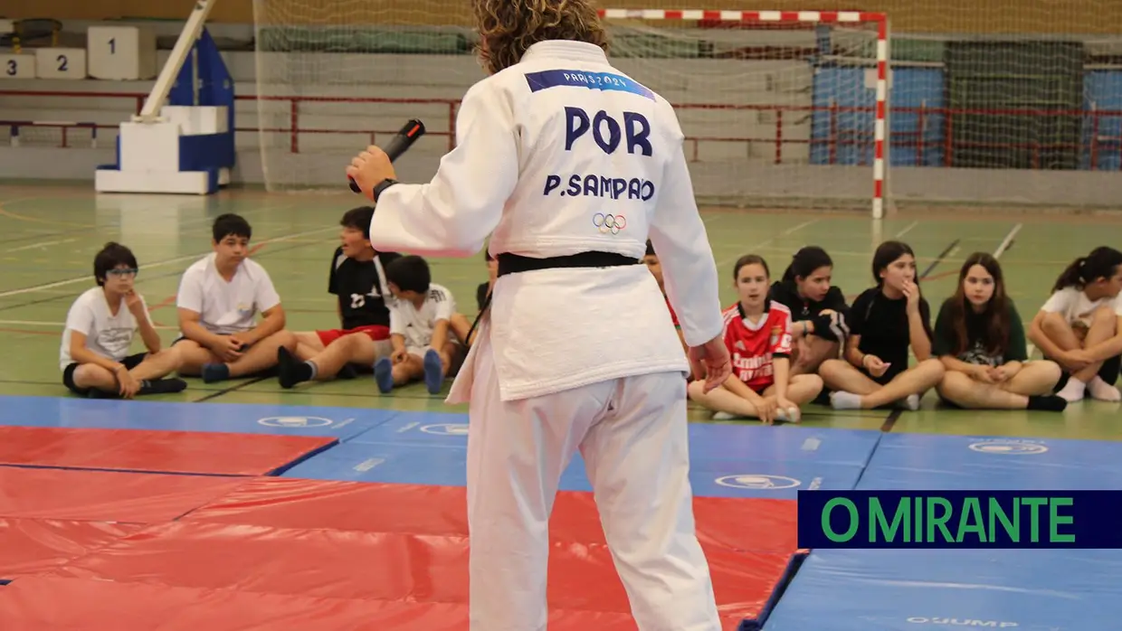 Patrícia Sampaio levou o sonho olímpico ao tatami de Alpiarça