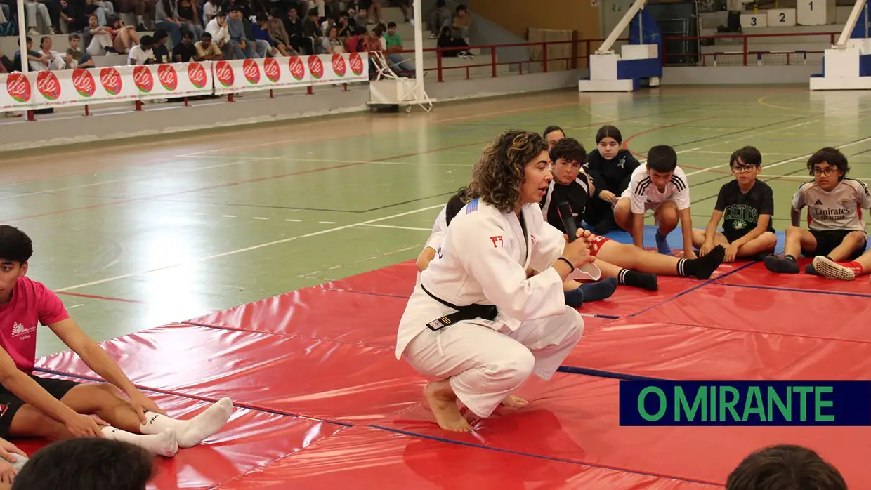 Patrícia Sampaio levou o sonho olímpico ao tatami de Alpiarça