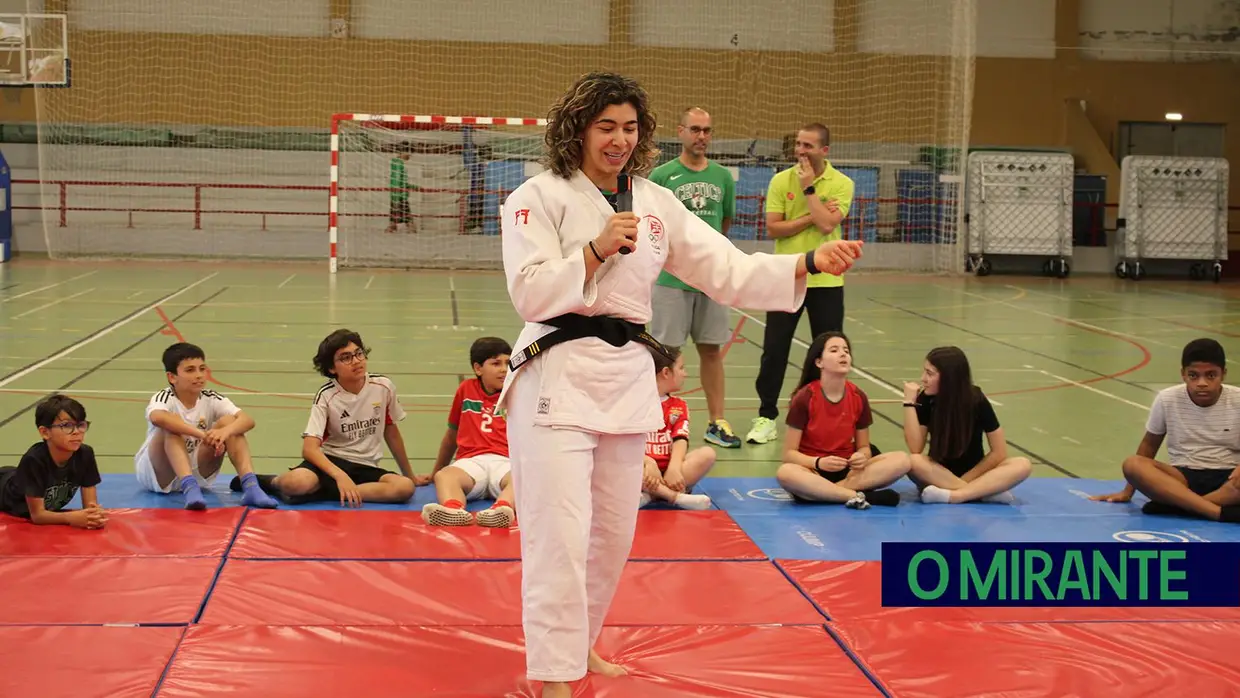 Patrícia Sampaio levou o sonho olímpico ao tatami de Alpiarça