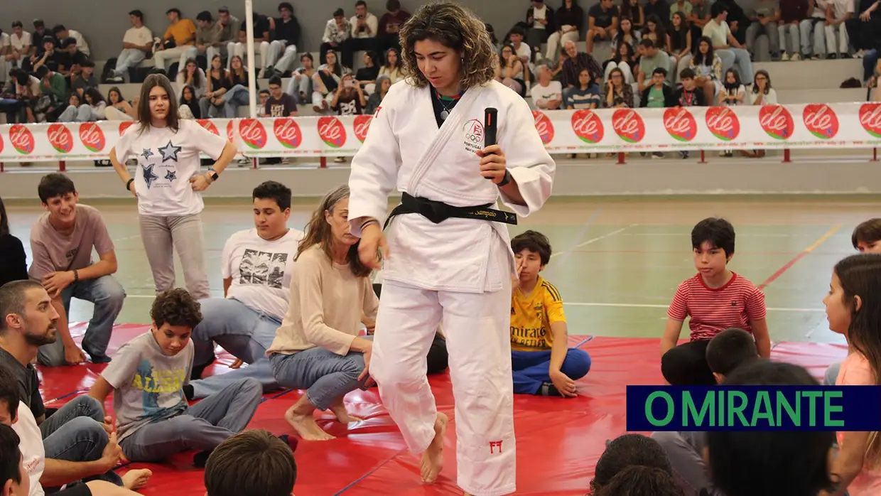 Patrícia Sampaio levou o sonho olímpico ao tatami de Alpiarça