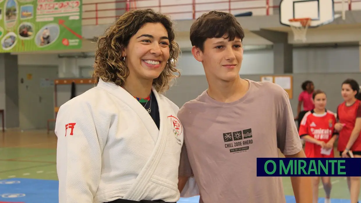 Patrícia Sampaio levou o sonho olímpico ao tatami de Alpiarça