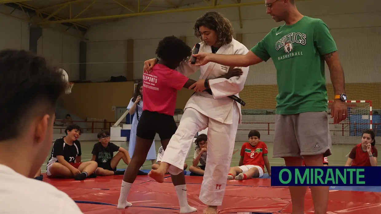 Patrícia Sampaio levou o sonho olímpico ao tatami de Alpiarça