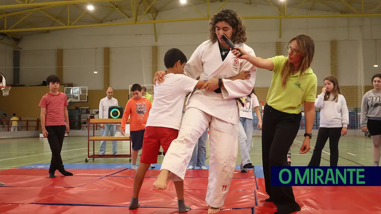 Patrícia Sampaio levou o sonho olímpico ao tatami de Alpiarça
